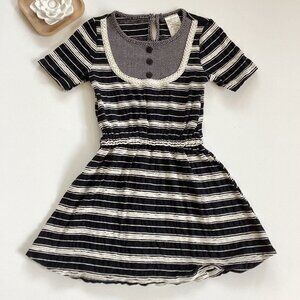 Persnickety Black Striped Dress
